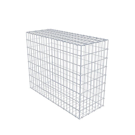 Gabion 100 cm x 80 cm x 40 cm (L x H x D), maskestørrelse 5 x 10 cm, spiralring