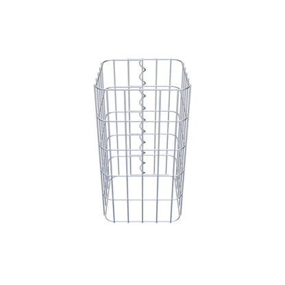 Gabionensäule 27 x 27 cm, MW 5 x 10 cm eckig