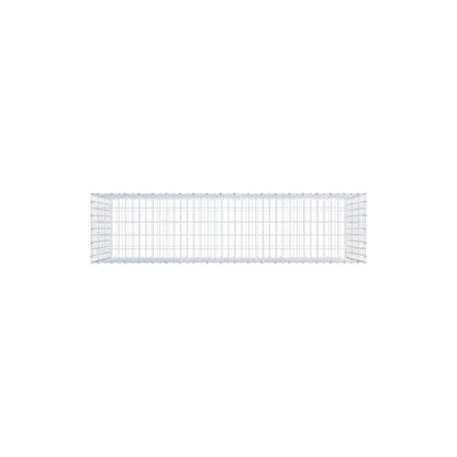 Gavión 200 cm x 100 cm x 50 cm (L x A x P), luz de malla 5 x 10 cm, anillo en espiral