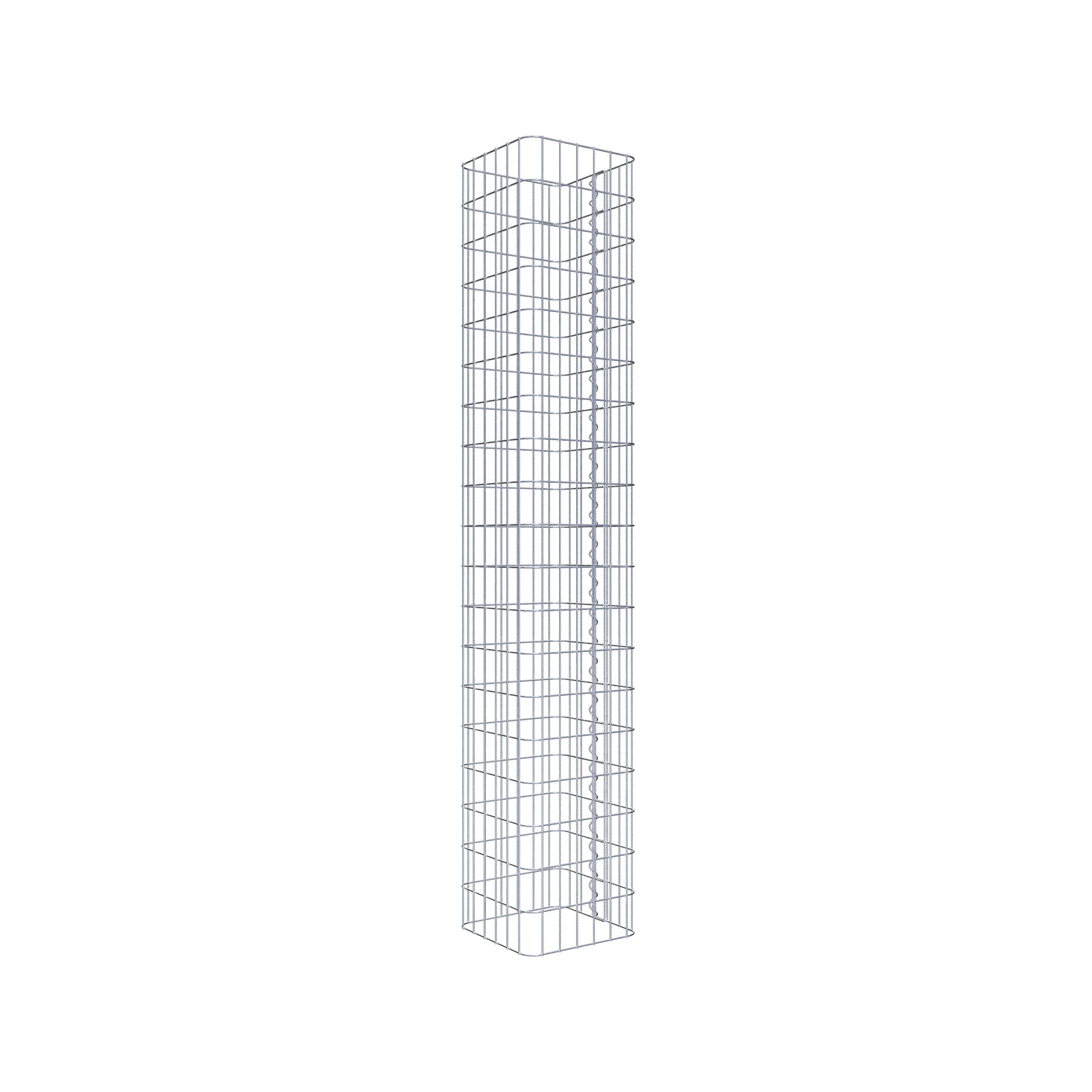 Gabionsøjle 32 x 32 cm, MW 5 x 10 cm kvadratisk