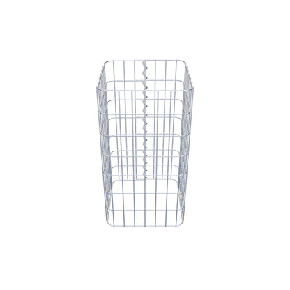 Gabionensäule 37 x 37 cm, MW 5 x 10 cm eckig