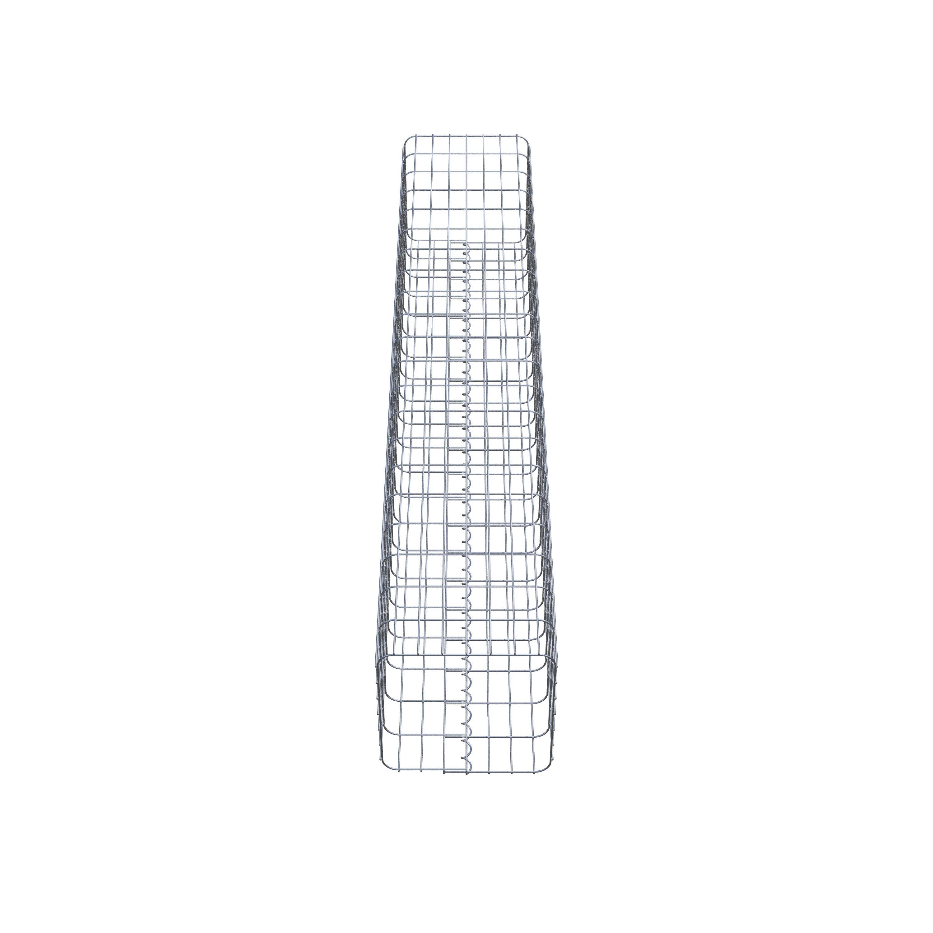 Gabion column 37 x 37 cm, MW 5 x 10 cm square