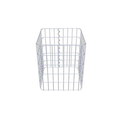 Colonna di gabbioni 42 x 42 cm, MW 5 x 10 cm quadrati