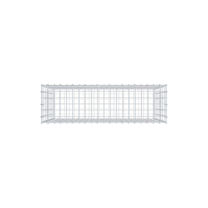 Gabion 100 cm x 80 cm x 30 cm (L x H x D), maskstorlek 5 cm x 10 cm, C-ring