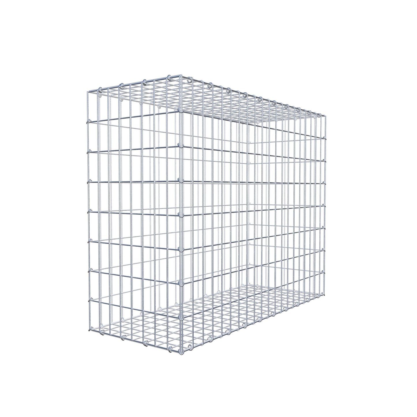 Gabion 100 cm x 80 cm x 40 cm (L x H x D), mesh size 5 cm x 10 cm, C-ring