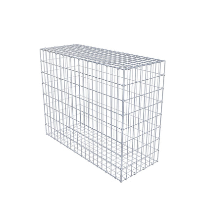 Gabion 100 cm x 80 cm x 40 cm (L x H x D), mesh size 5 cm x 10 cm, C-ring