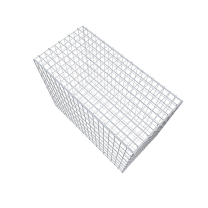 Gabion 100 cm x 80 cm x 50 cm (L x H x D), maskstorlek 5 cm x 10 cm, C-ring