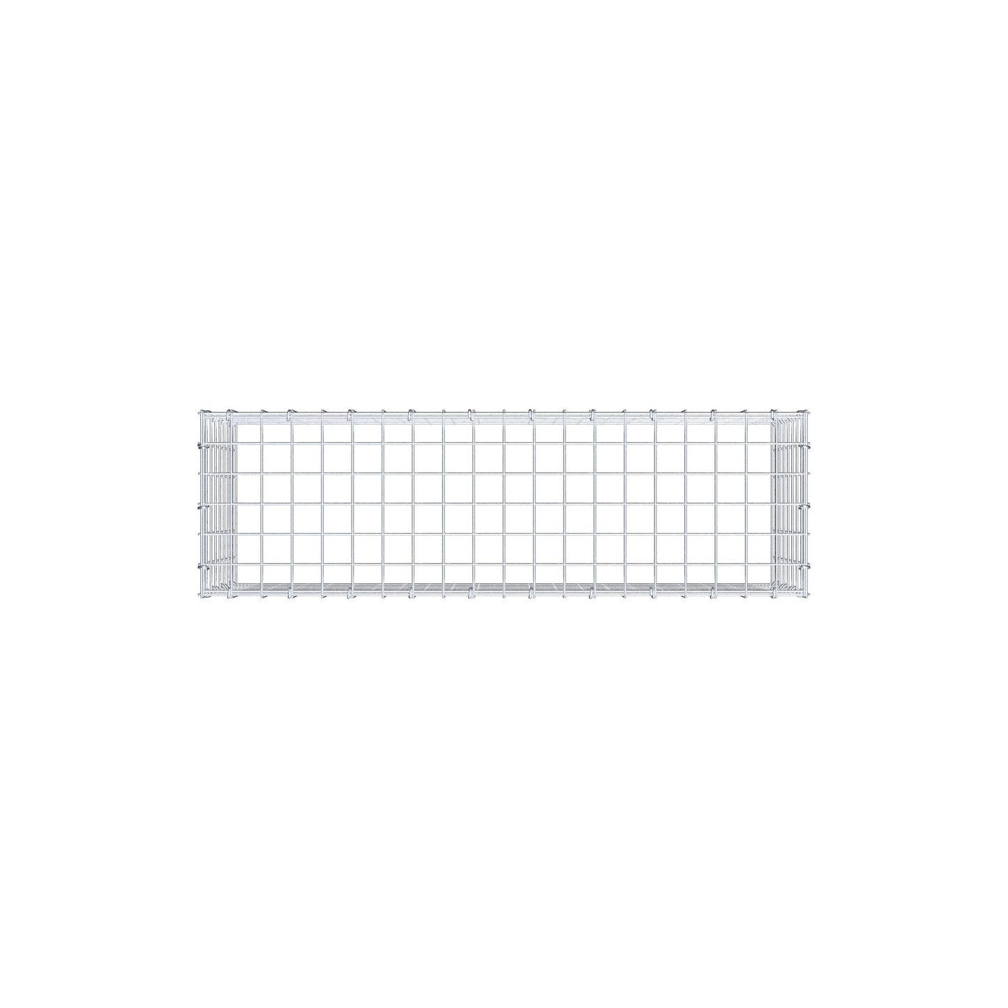Monteret gabion type 3 100 cm x 40 cm x 30 cm (L x H x D), maskestørrelse 5 cm x 5 cm, C-ring