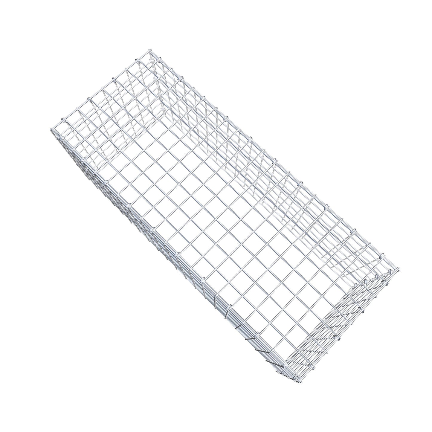 Mounted gabion type 3 100 cm x 40 cm x 40 cm (L x H x D), mesh size 5 cm x 5 cm, C-ring
