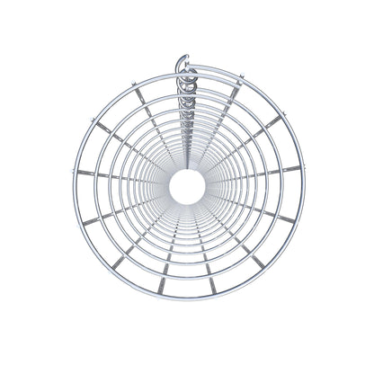 Colonna gabbionata rotonda 22 cm di diametro, 230 cm di altezza, maglia 5 cm x 10 cm