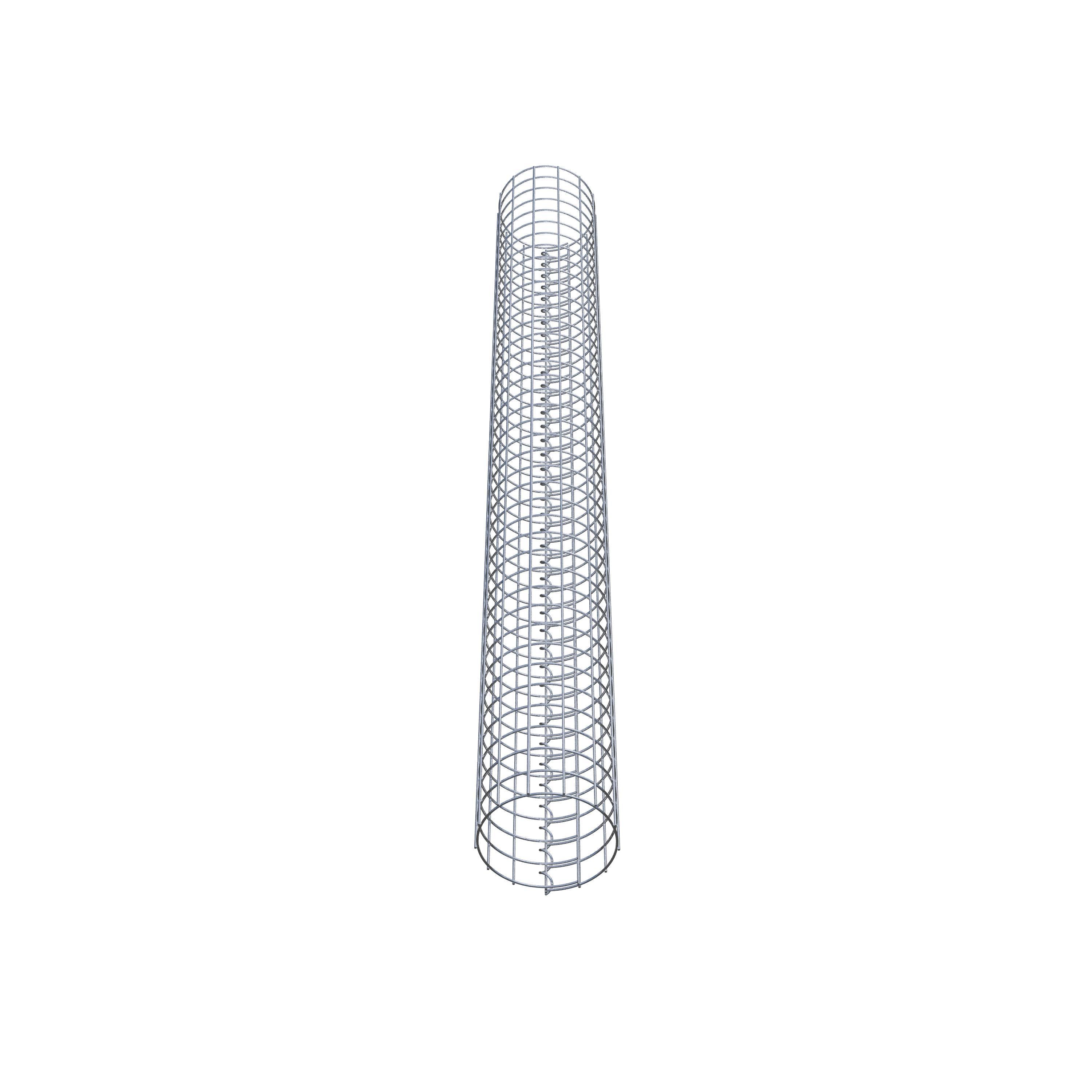 Gabionensäule Durchmesser 22 cm MW 5 x 5 cm rund