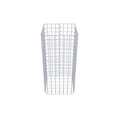 Columna de gaviones 37 x 37 cm MW 5 x 5 cm cuadrado