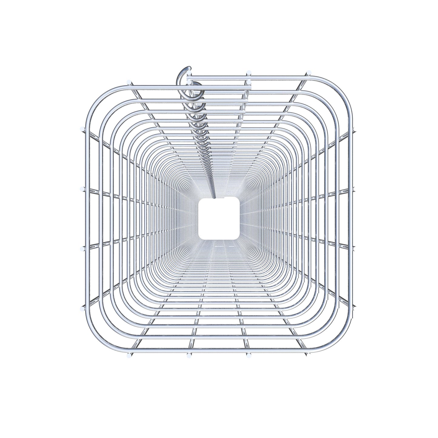 Columna de gaviones 22 x 22 cm MW 5 x 5 cm cuadrado