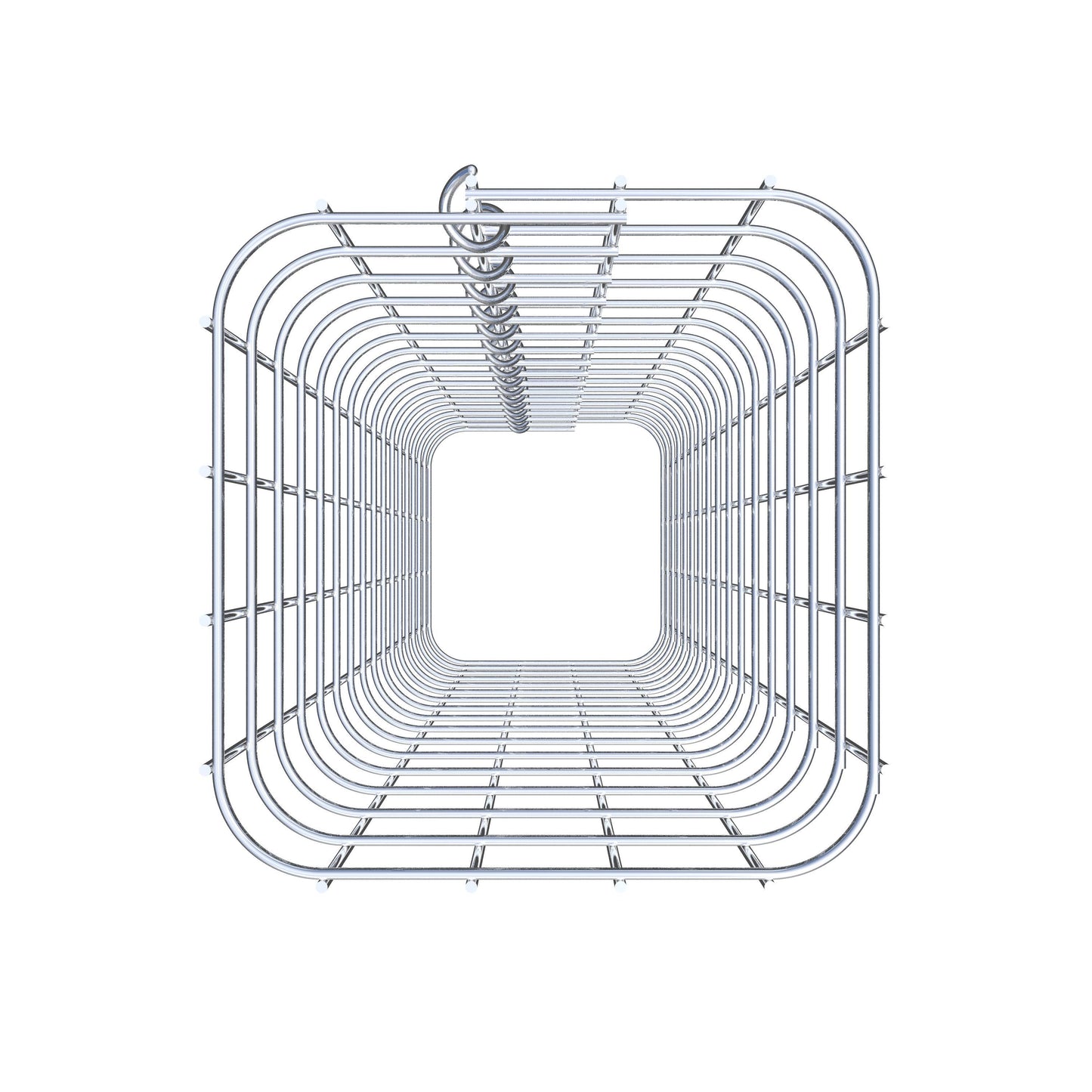 Columna de gaviones 22 x 22 cm MW 5 x 5 cm cuadrado