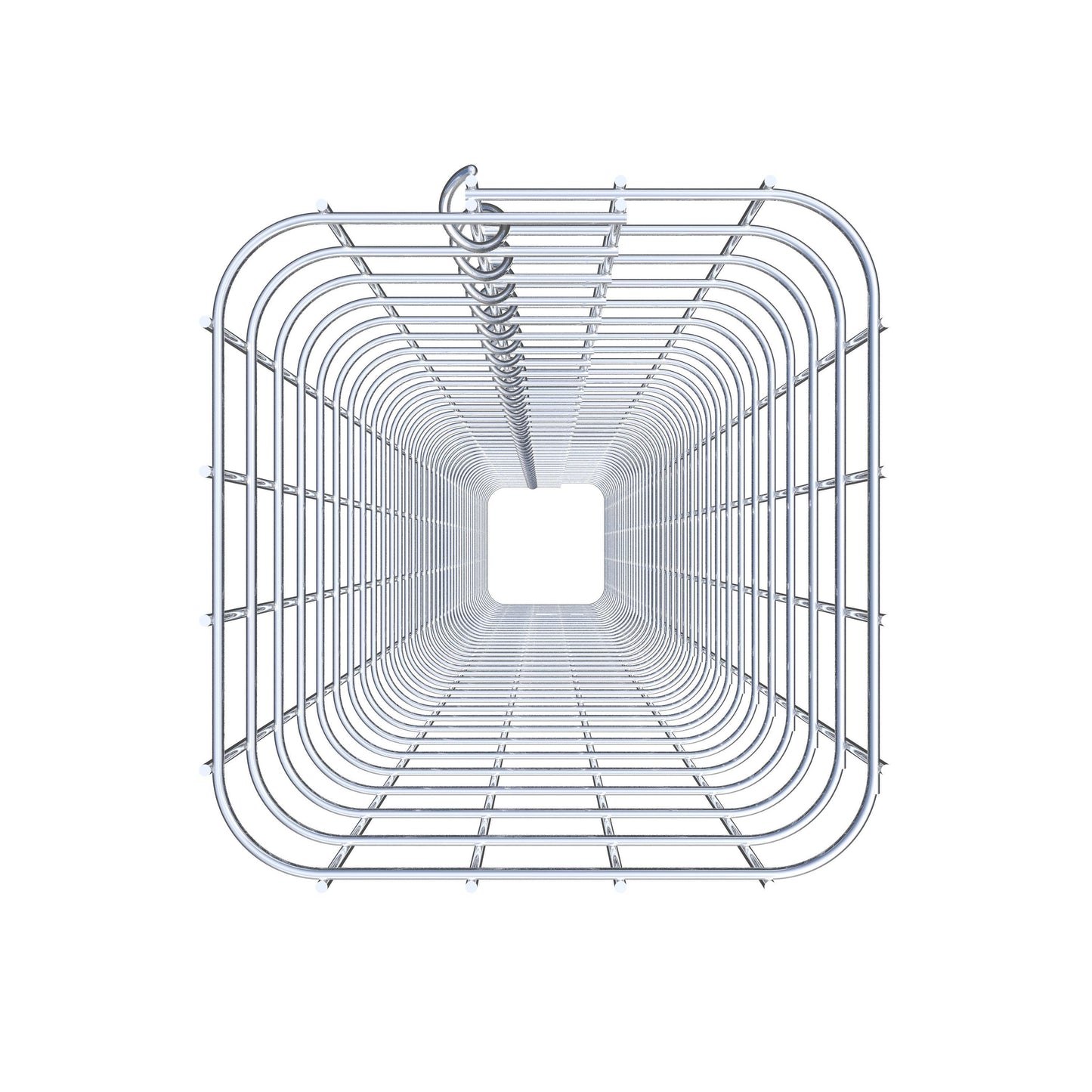 Columna de gaviones 22 x 22 cm MW 5 x 5 cm cuadrado