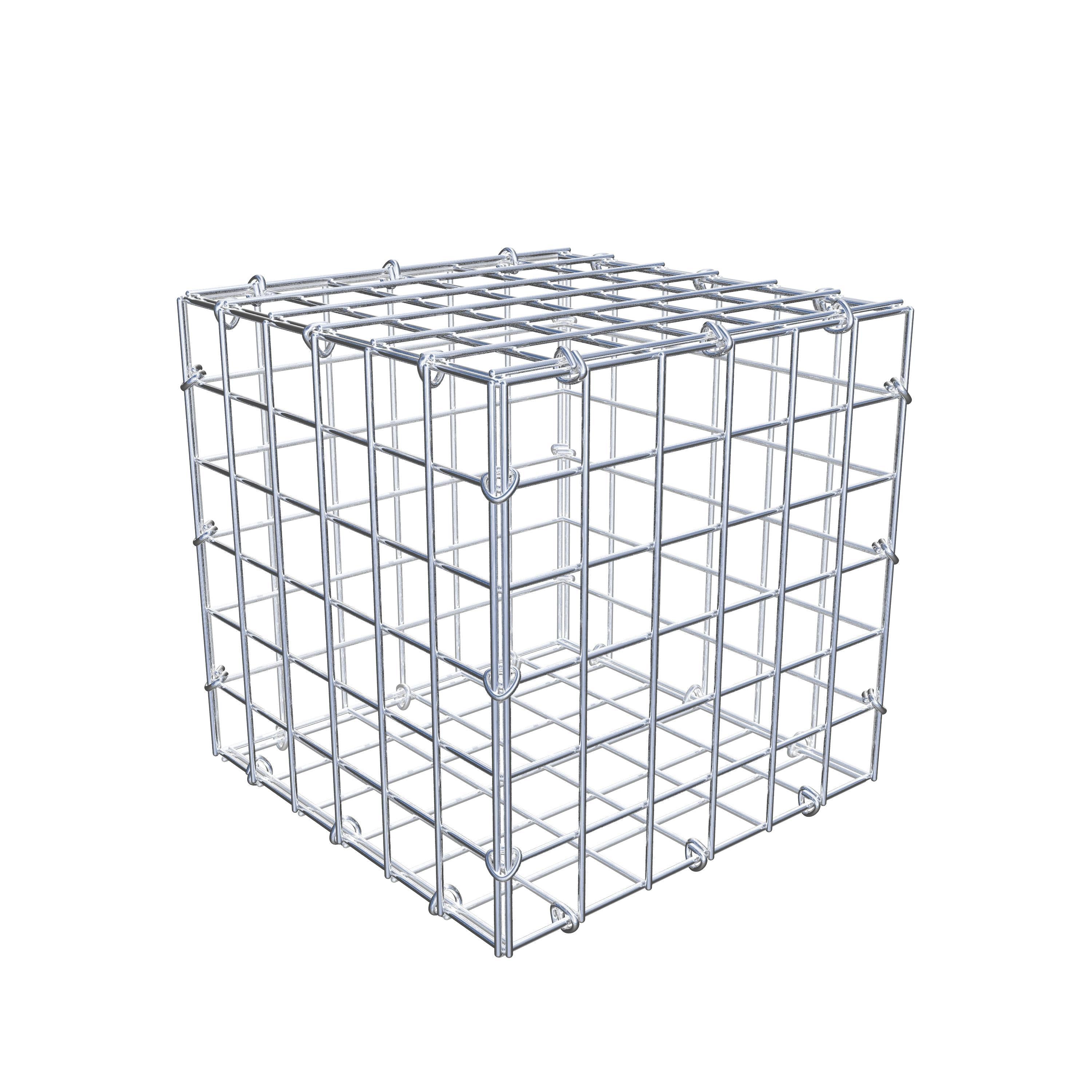 Gabion 30 cm x 30 cm x 30 cm (L x H x D), mesh size 5 cm x 5 cm, C-ring