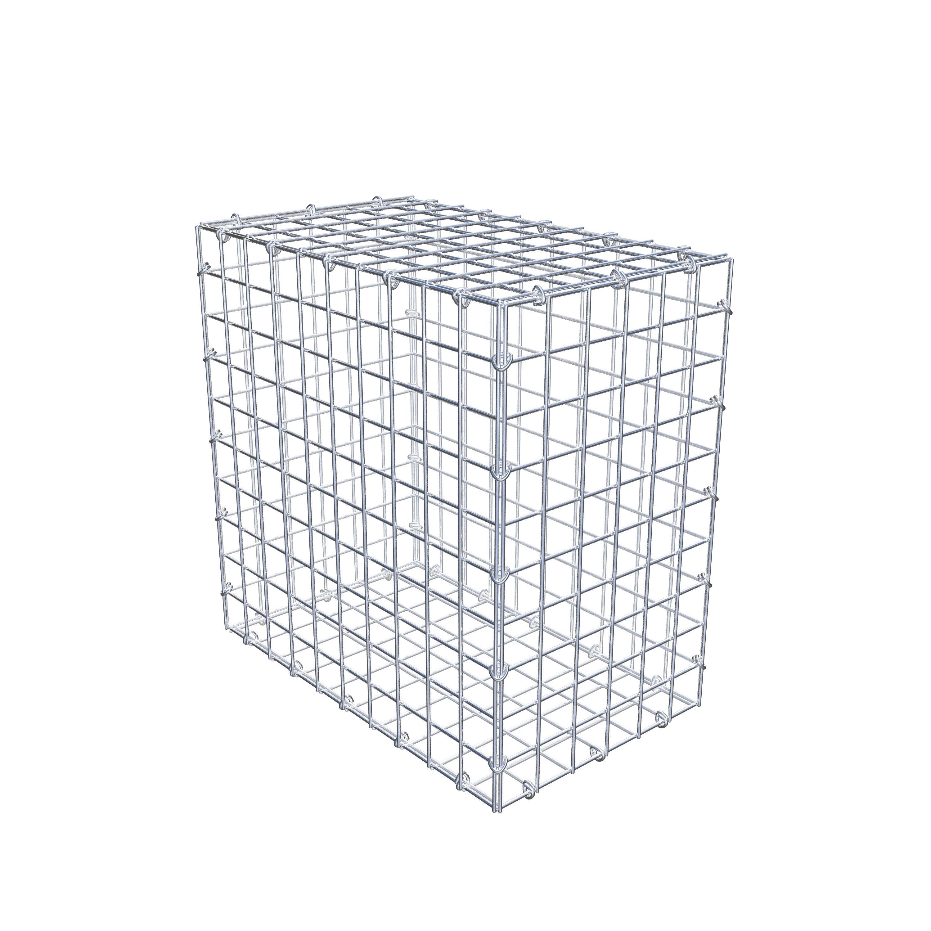 Gabion 50 cm x 50 cm x 30 cm (L x H x D), mesh size 5 cm x 5 cm, C-ring