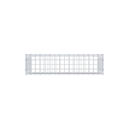 Gabion 80 cm x 40 cm x 20 cm (L x H x D), maskestørrelse 5 cm x 5 cm, C-ring