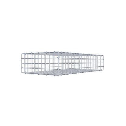Gabione 100 cm x 20 cm x 50 cm (L x H x T), Maschenweite 5 cm x 5 cm, C-Ring