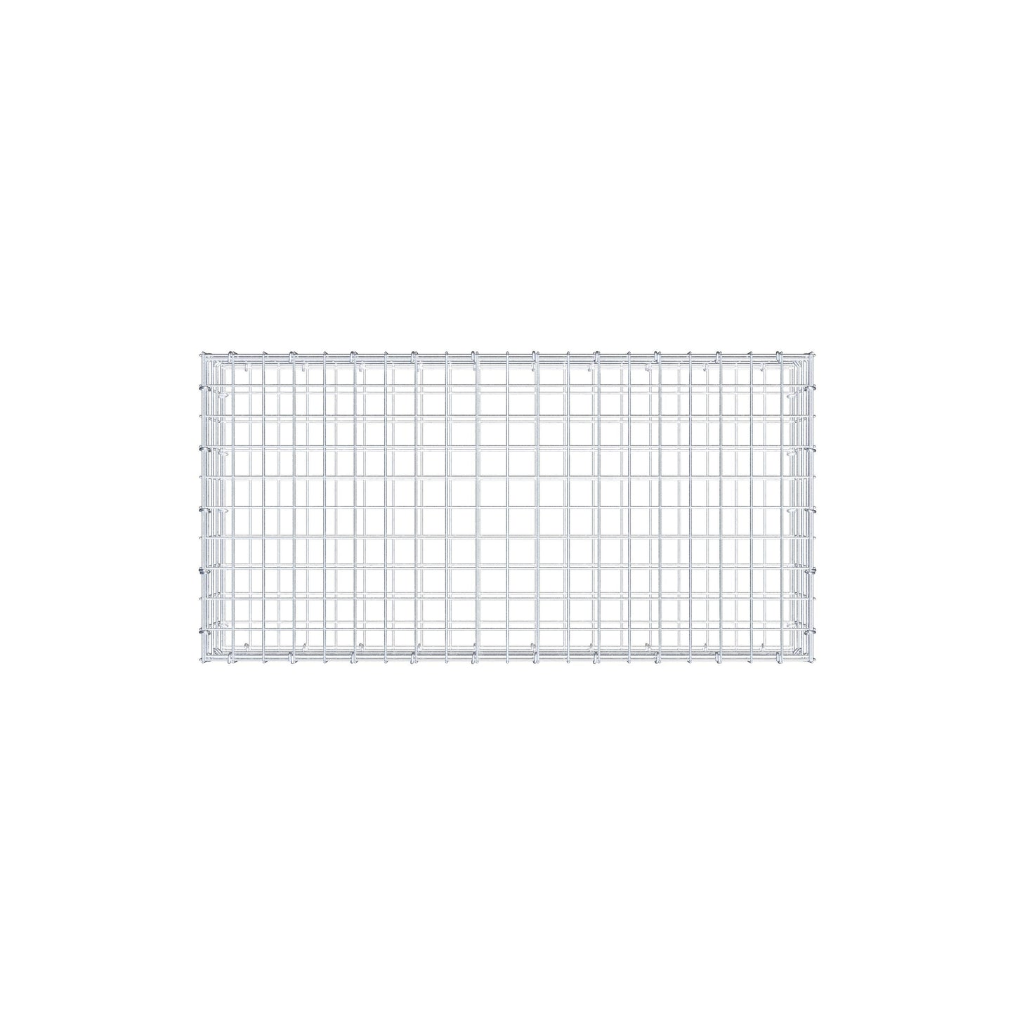Gabione 100 cm x 20 cm x 50 cm (L x H x T), Maschenweite 5 cm x 5 cm, C-Ring