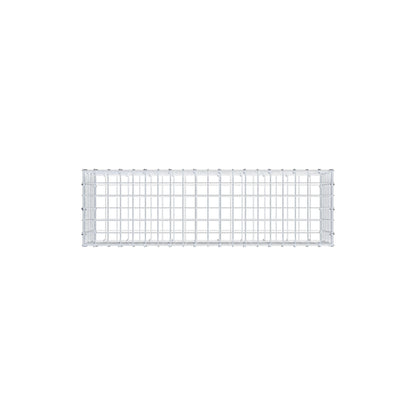 Gabion 100 cm x 30 cm x 30 cm (L x H x D), maskstorlek 5 cm x 5 cm, C-ring