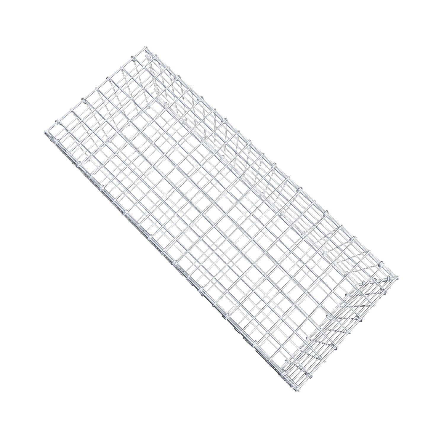 Gabion 100 cm x 30 cm x 40 cm (L x H x P), mailles 5 cm x 5 cm, anneau en C