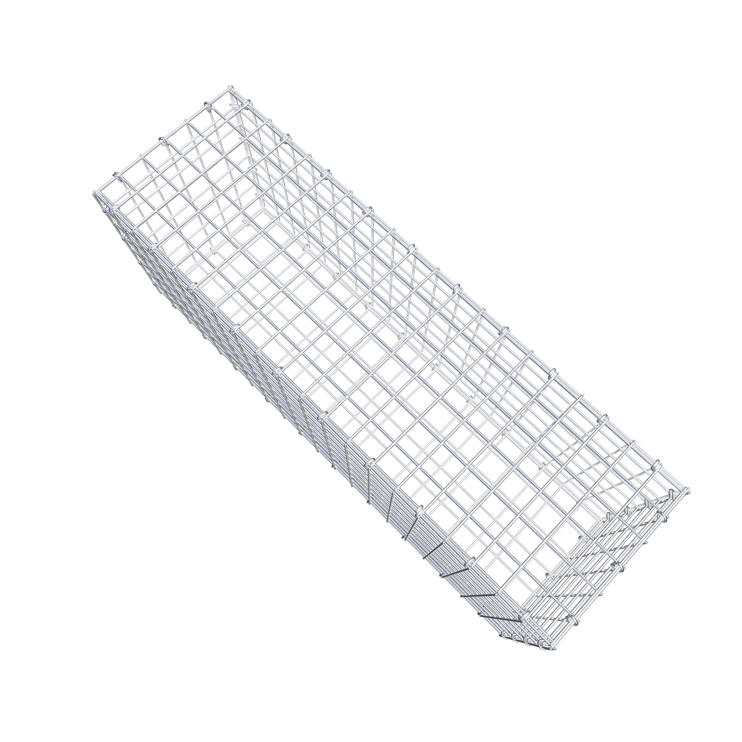 Gabion 100 cm x 40 cm x 30 cm (L x H x D), mesh size 5 cm x 5 cm, C-ring