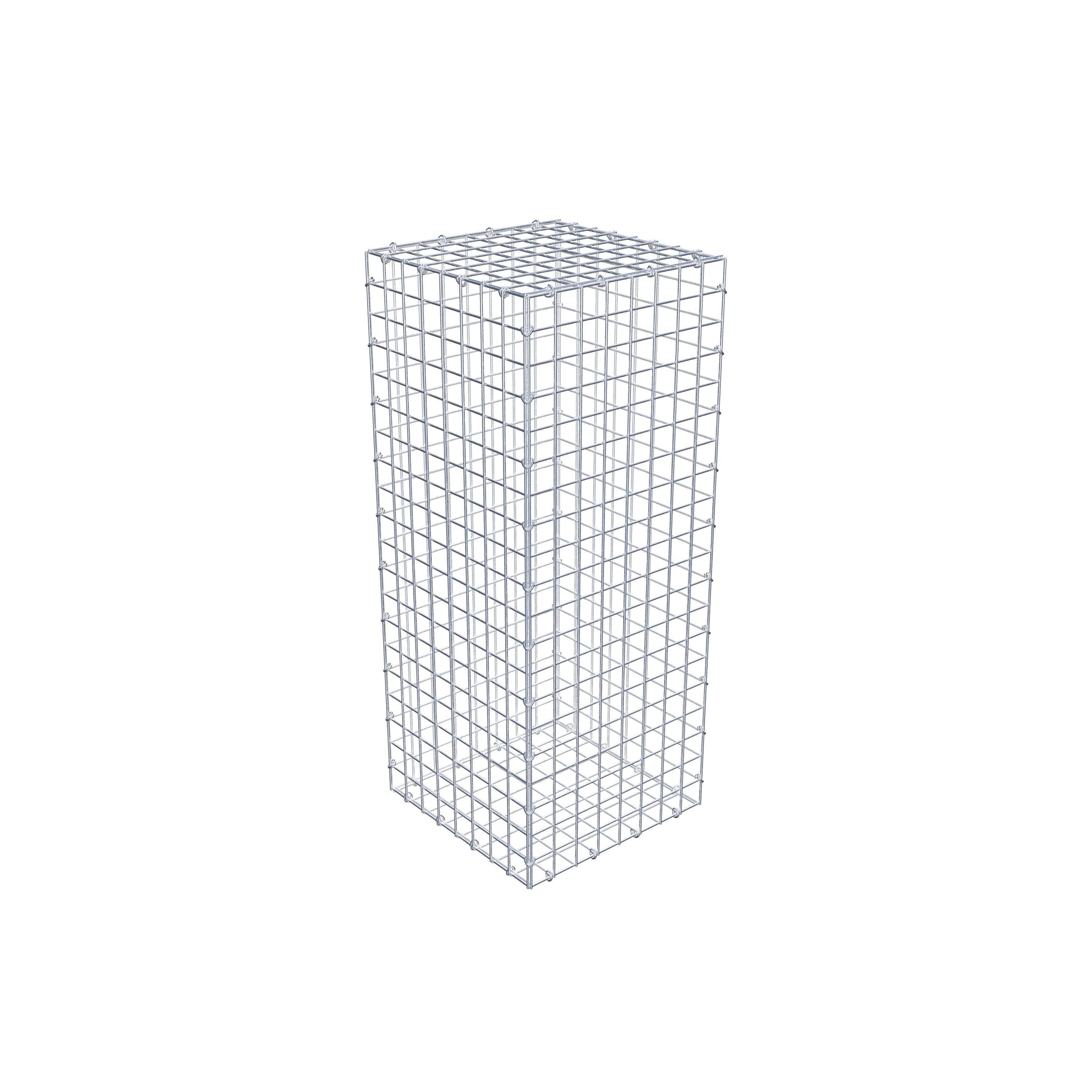 Gabion 100 cm x 40 cm x 40 cm (L x H x D), mesh size 5 cm x 5 cm, C-ring