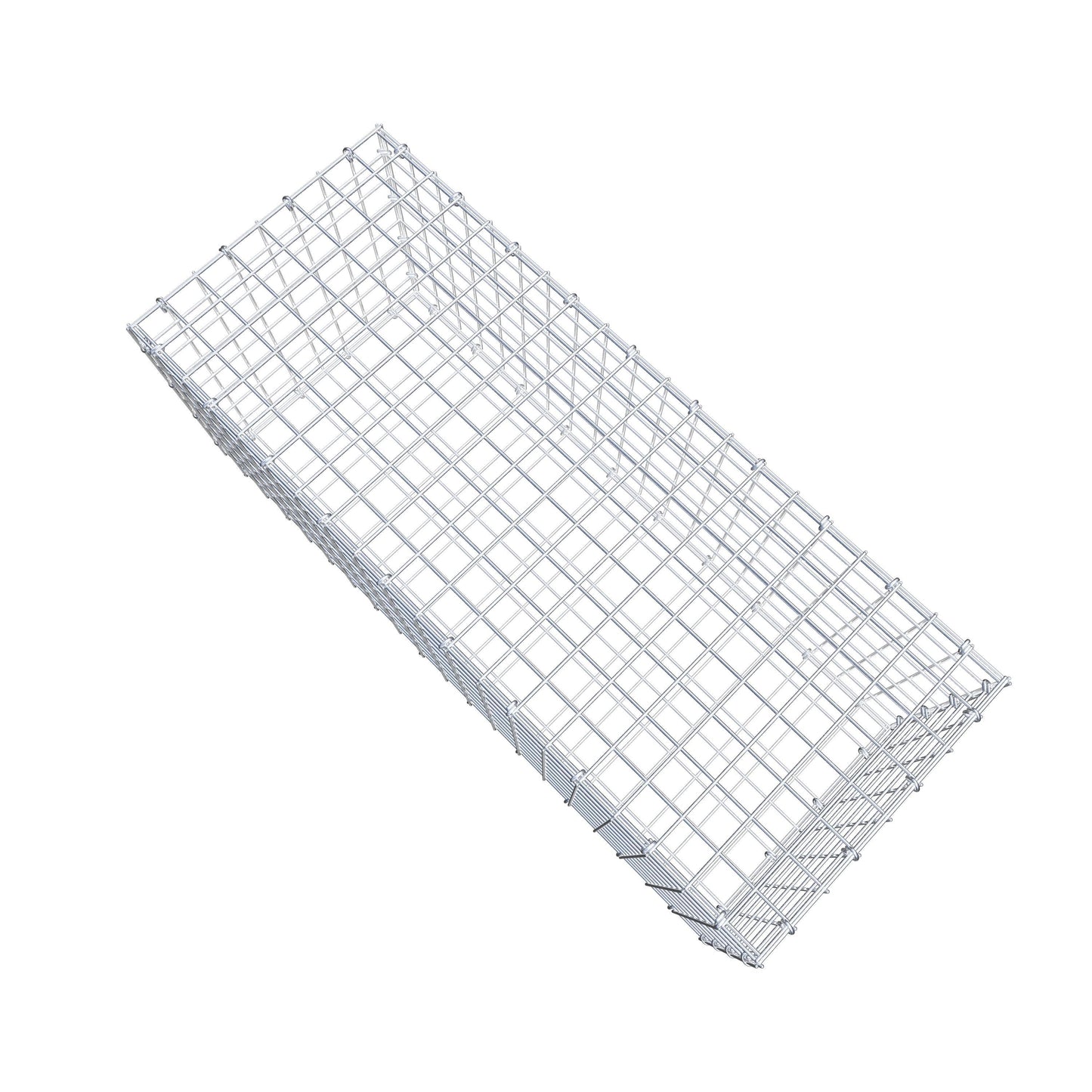 Gabion 100 cm x 40 cm x 40 cm (L x H x P), mailles 5 cm x 5 cm, anneau en C