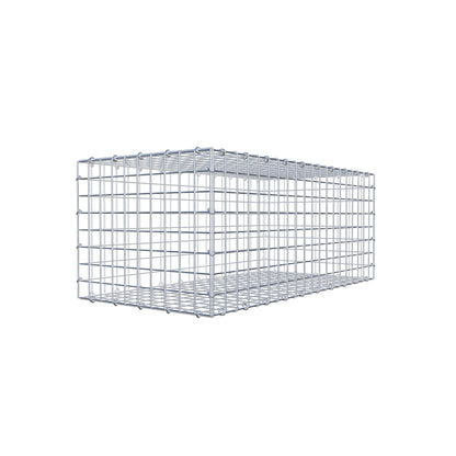 Gabion 100 cm x 40 cm x 50 cm (L x H x D), mesh size 5 cm x 5 cm, C-ring