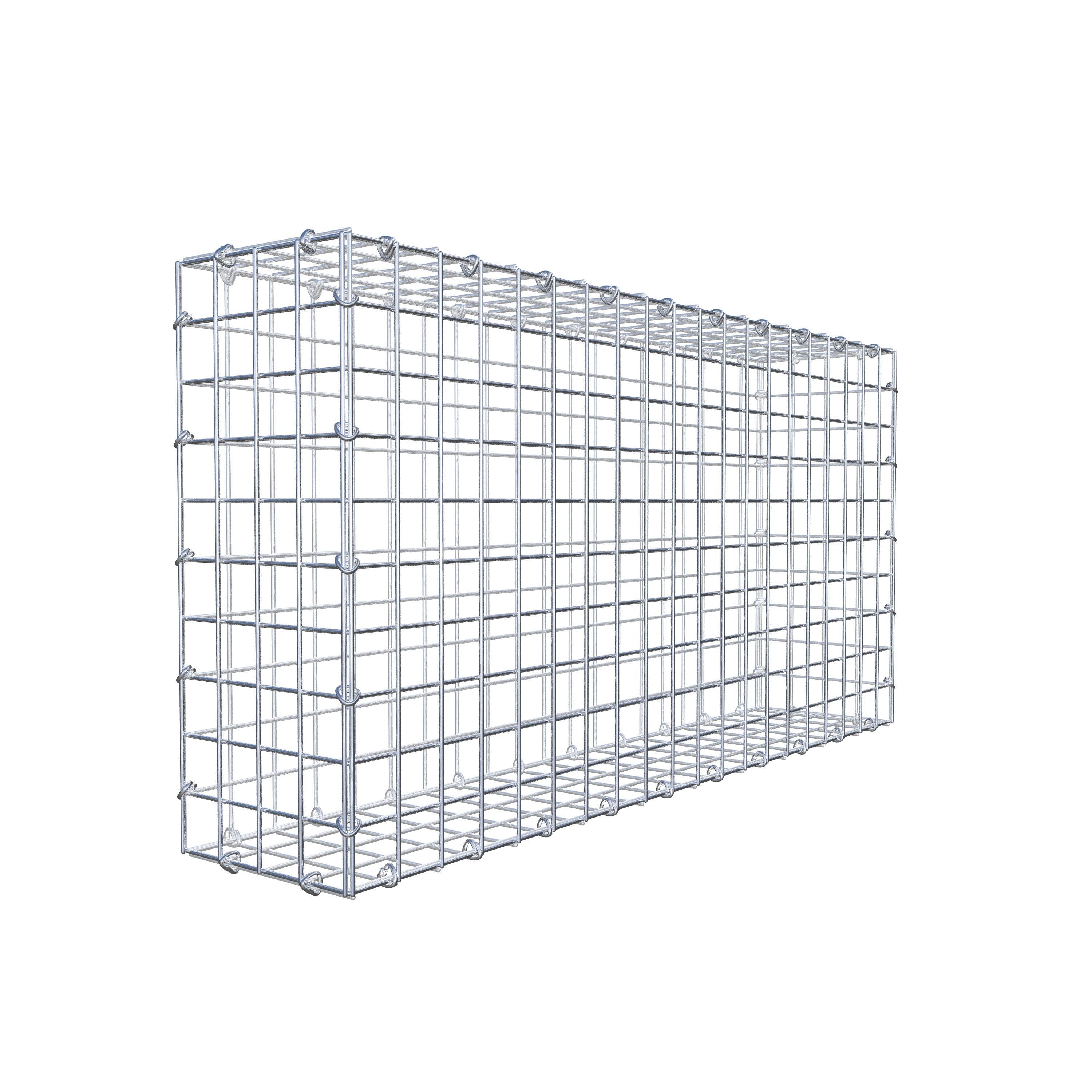 Gabion 100 cm x 50 cm x 20 cm (L x H x D), mesh size 5 cm x 5 cm, C-ring