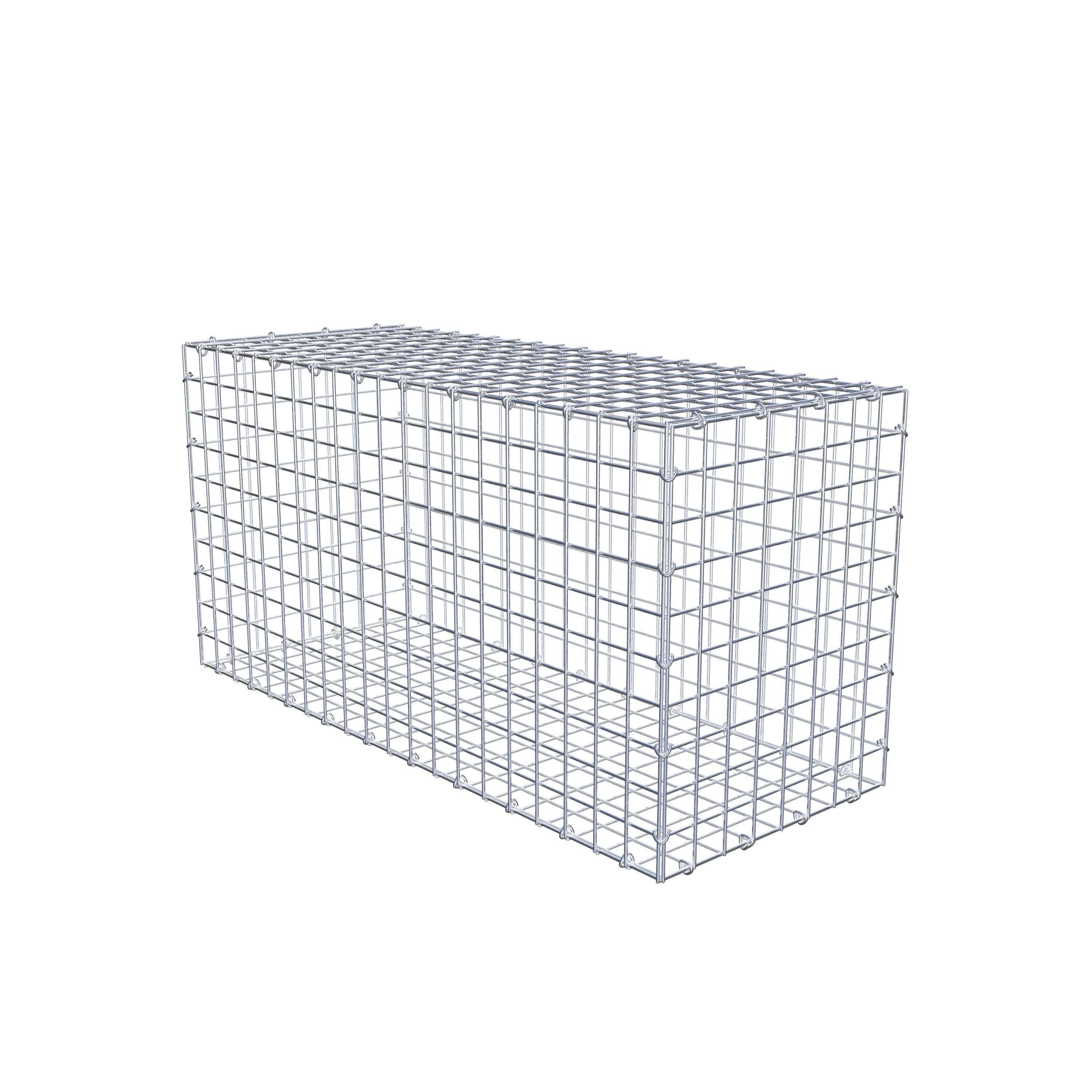 Gabion 100 cm x 50 cm x 40 cm (L x H x D), mesh size 5 cm x 5 cm, C-ring