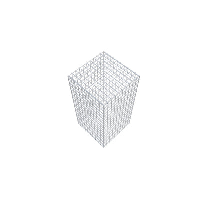 Gabion 100 cm x 50 cm x 50 cm (L x H x P), mailles 5 cm x 5 cm, anneau en C