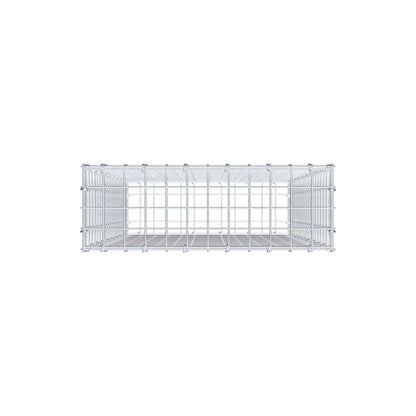 Gabion 100 cm x 60 cm x 20 cm (L x H x P), mailles 5 cm x 5 cm, anneau en C
