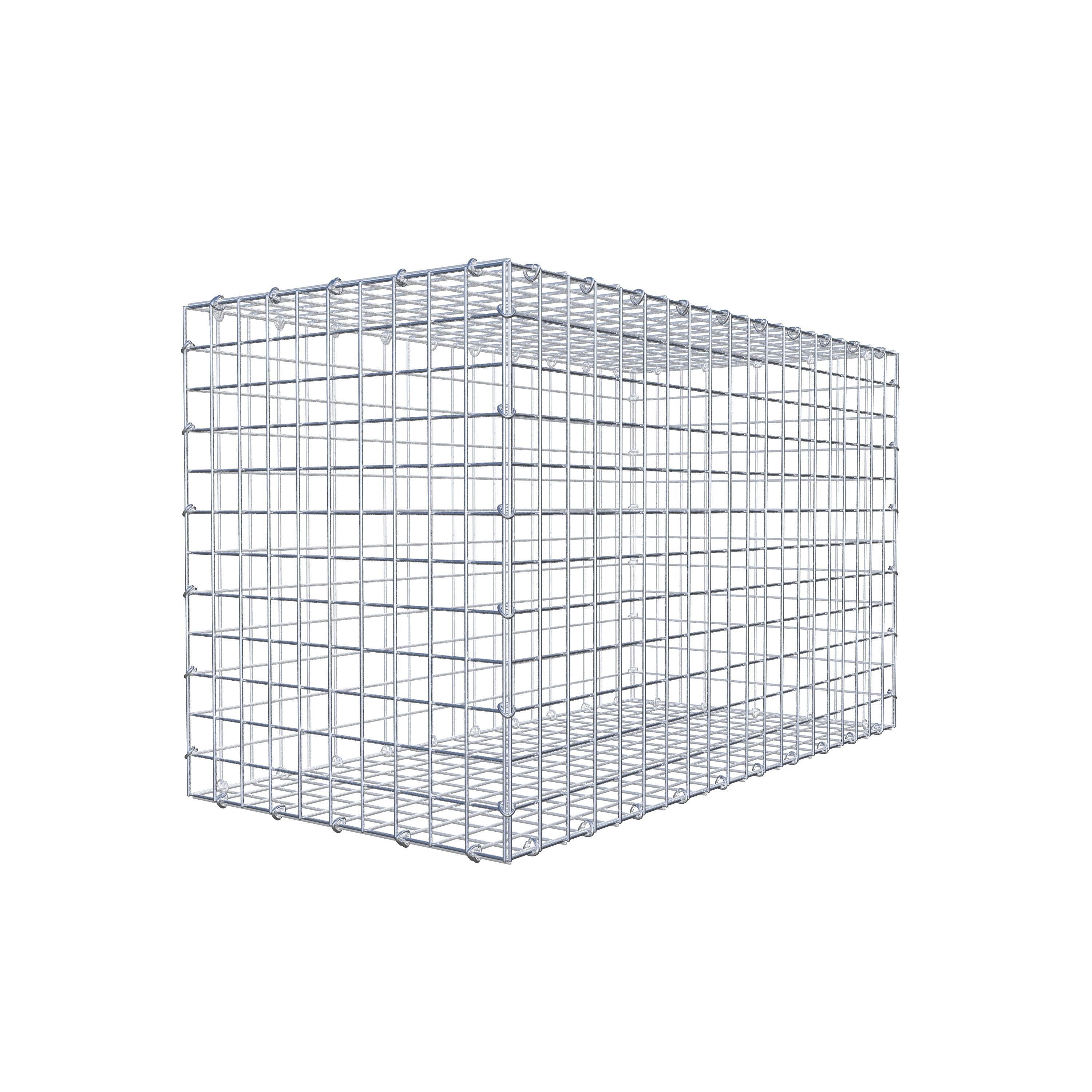 Gabion 100 cm x 60 cm x 50 cm (L x H x D), mesh size 5 cm x 5 cm, C-ring