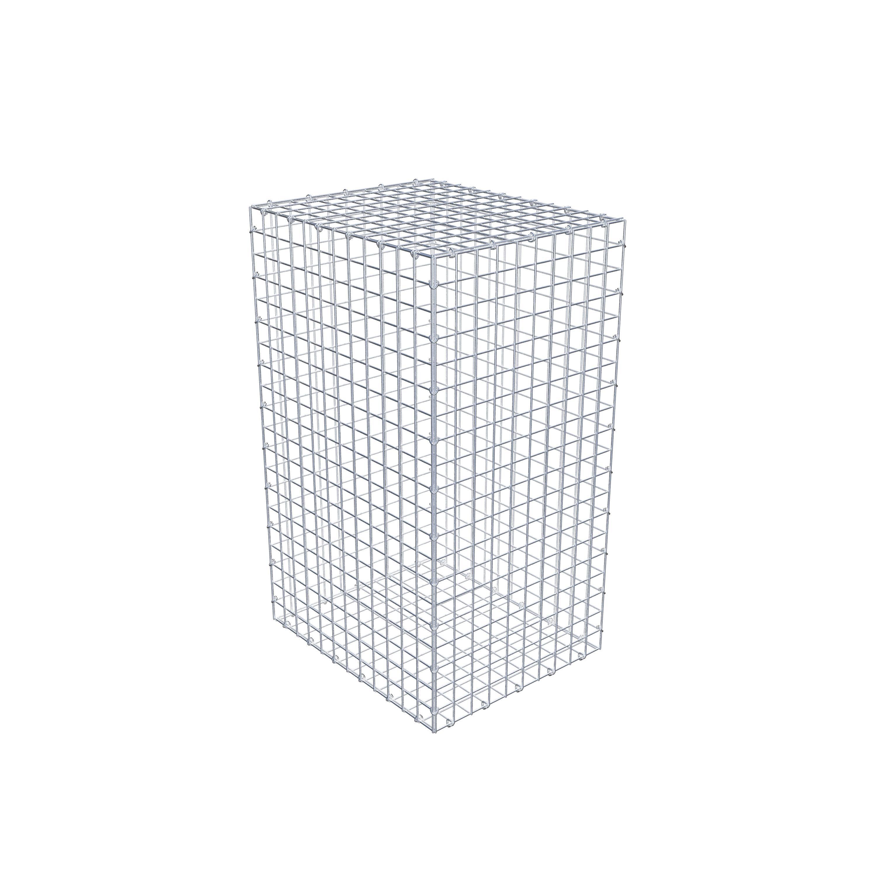 Gabion 100 cm x 60 cm x 50 cm (L x H x D), mesh size 5 cm x 5 cm, C-ring