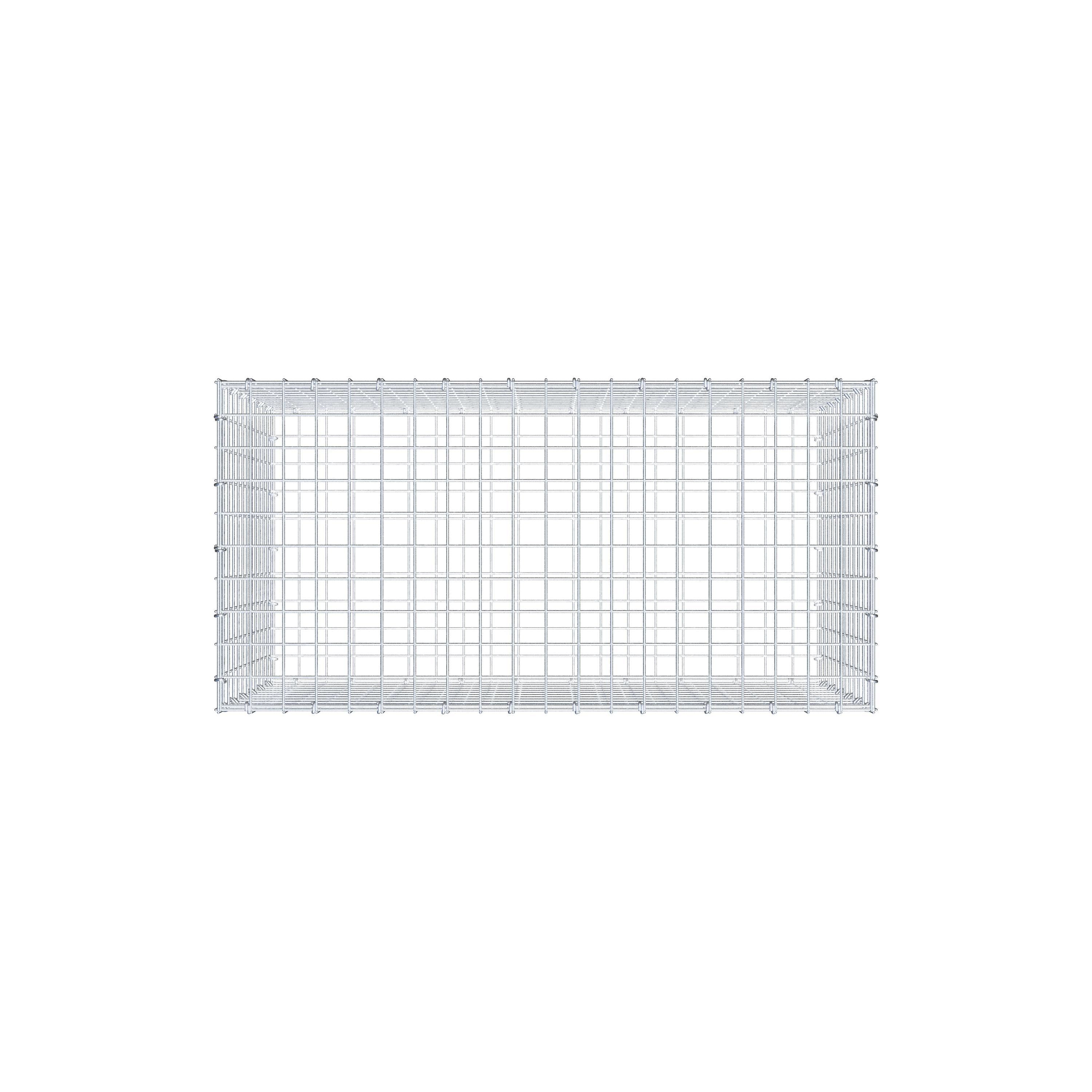 Gabion 100 cm x 60 cm x 50 cm (L x H x D), mesh size 5 cm x 5 cm, C-ring