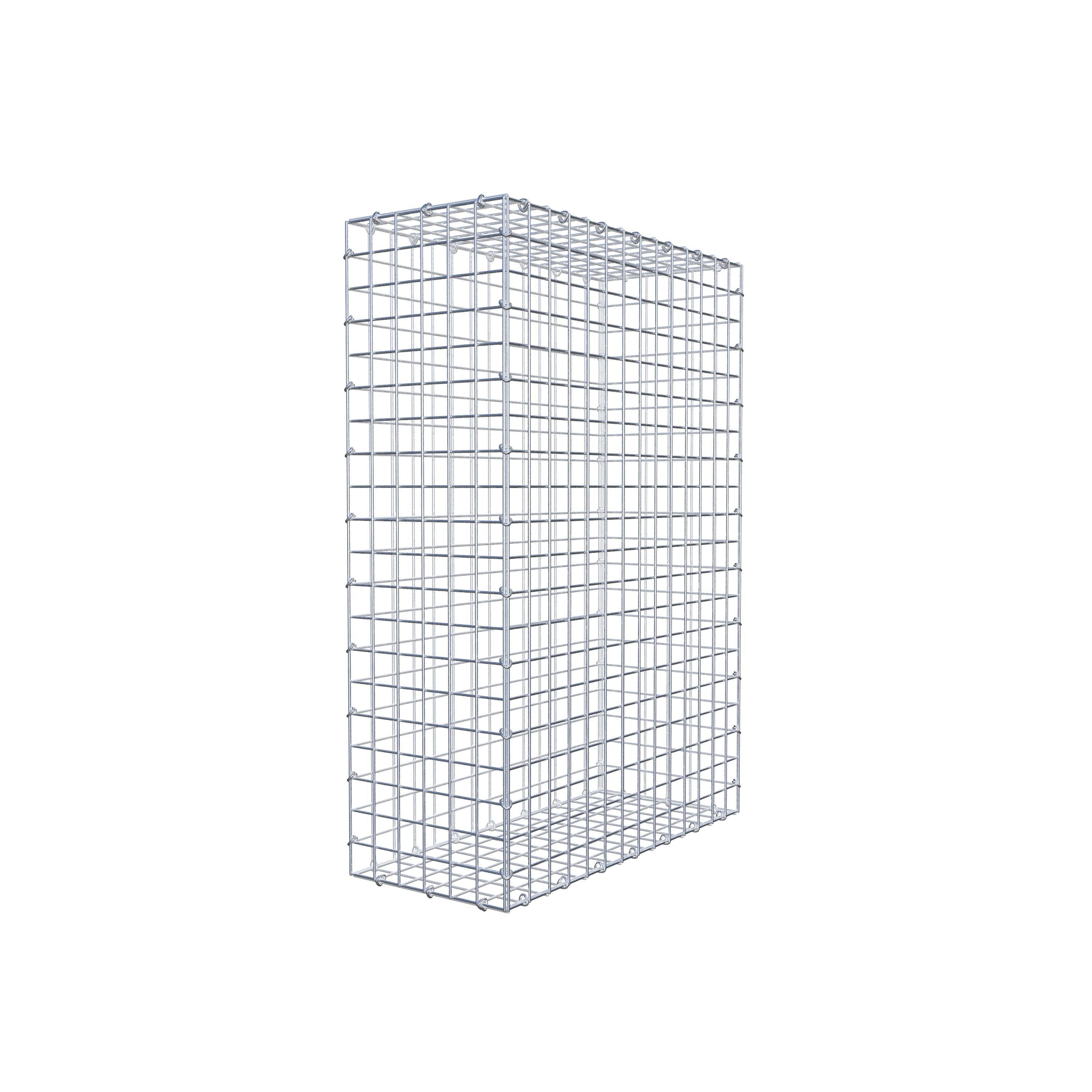 Gabion 100 cm x 70 cm x 30 cm (L x H x D), mesh size 5 cm x 5 cm, C-ring