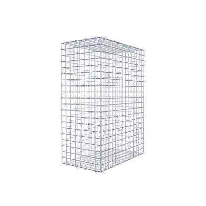 Gabion 100 cm x 70 cm x 40 cm (L x H x P), mailles 5 cm x 5 cm, anneau en C