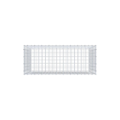 Gabion 100 cm x 70 cm x 40 cm (L x H x P), mailles 5 cm x 5 cm, anneau en C