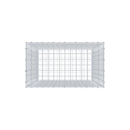 Gabion 100 cm x 70 cm x 40 cm (L x H x P), mailles 5 cm x 5 cm, anneau en C