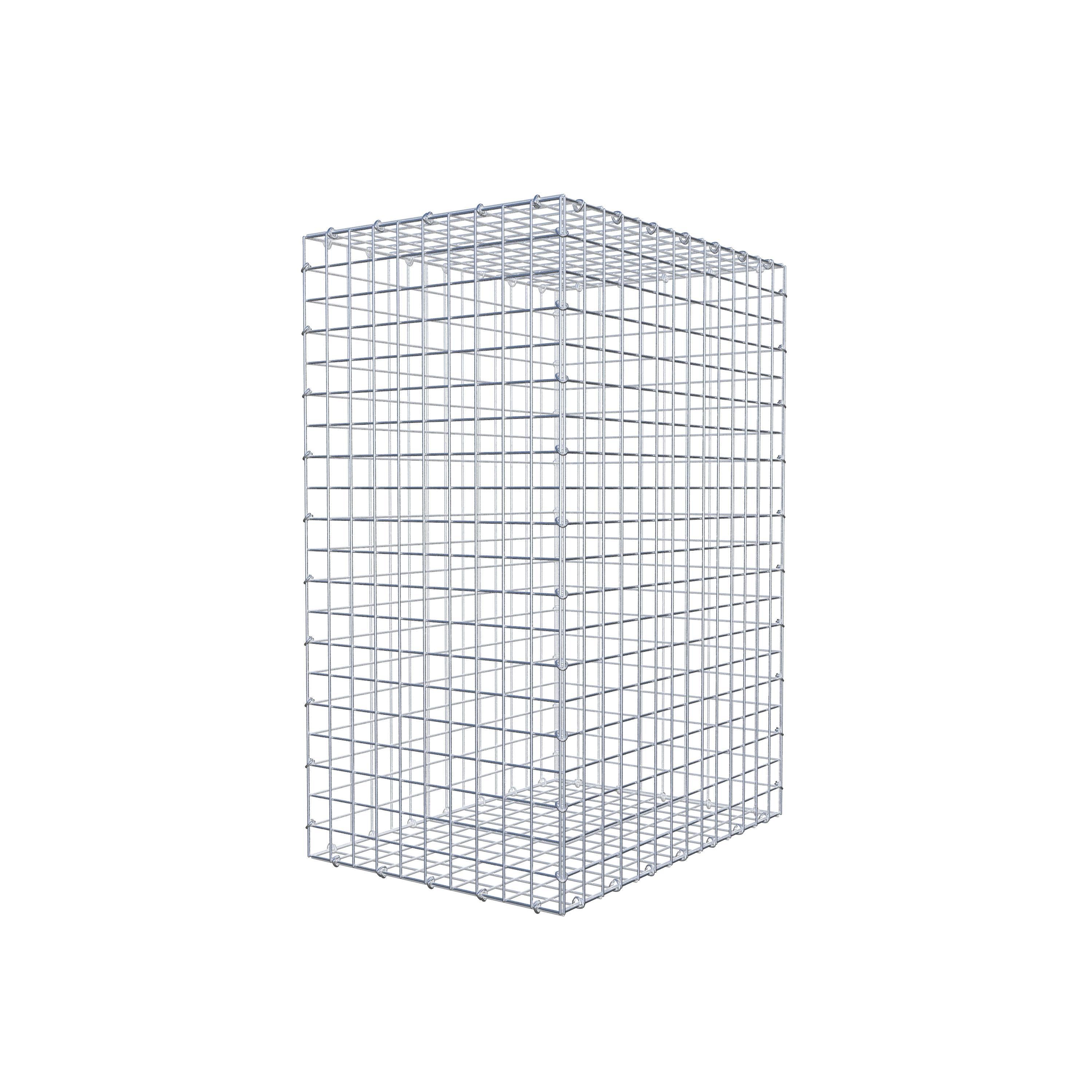 Gabion 100 cm x 70 cm x 50 cm (L x H x D), mesh size 5 cm x 5 cm, C-ring