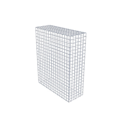 Gabion 100 cm x 80 cm x 30 cm (L x H x P), mailles 5 cm x 5 cm, anneau en C