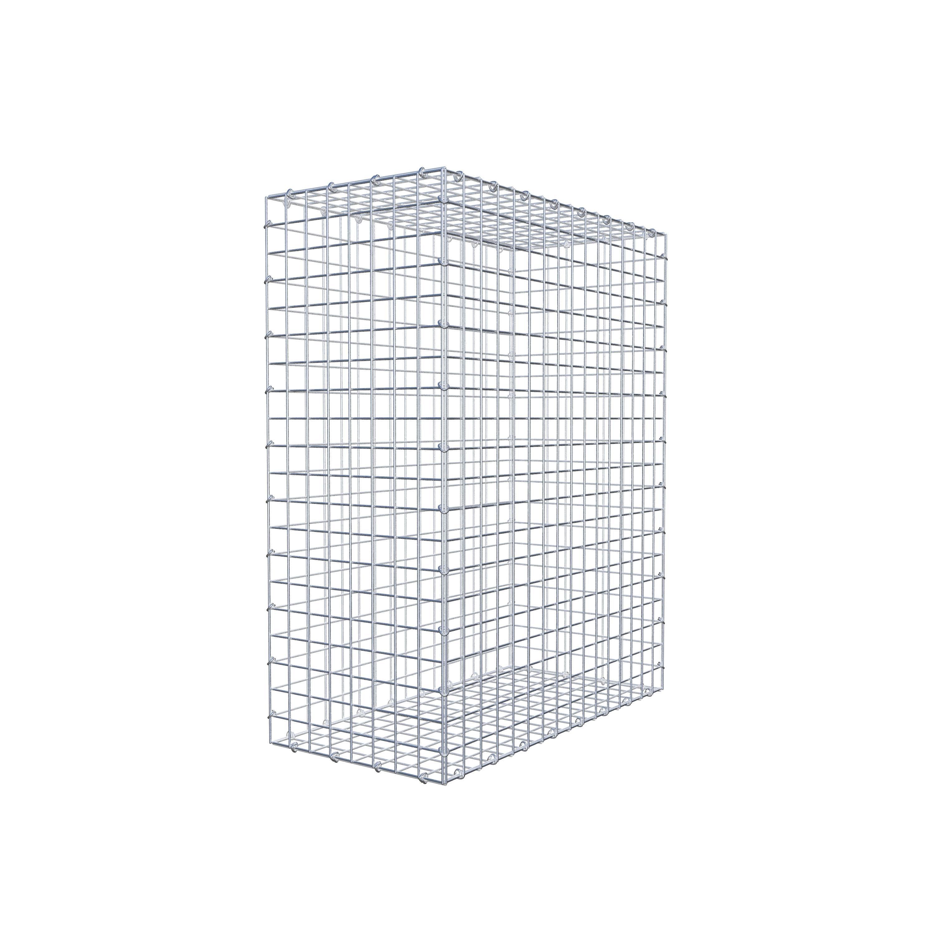 Gabion 100 cm x 80 cm x 40 cm (L x H x D), mesh size 5 cm x 5 cm, C-ring