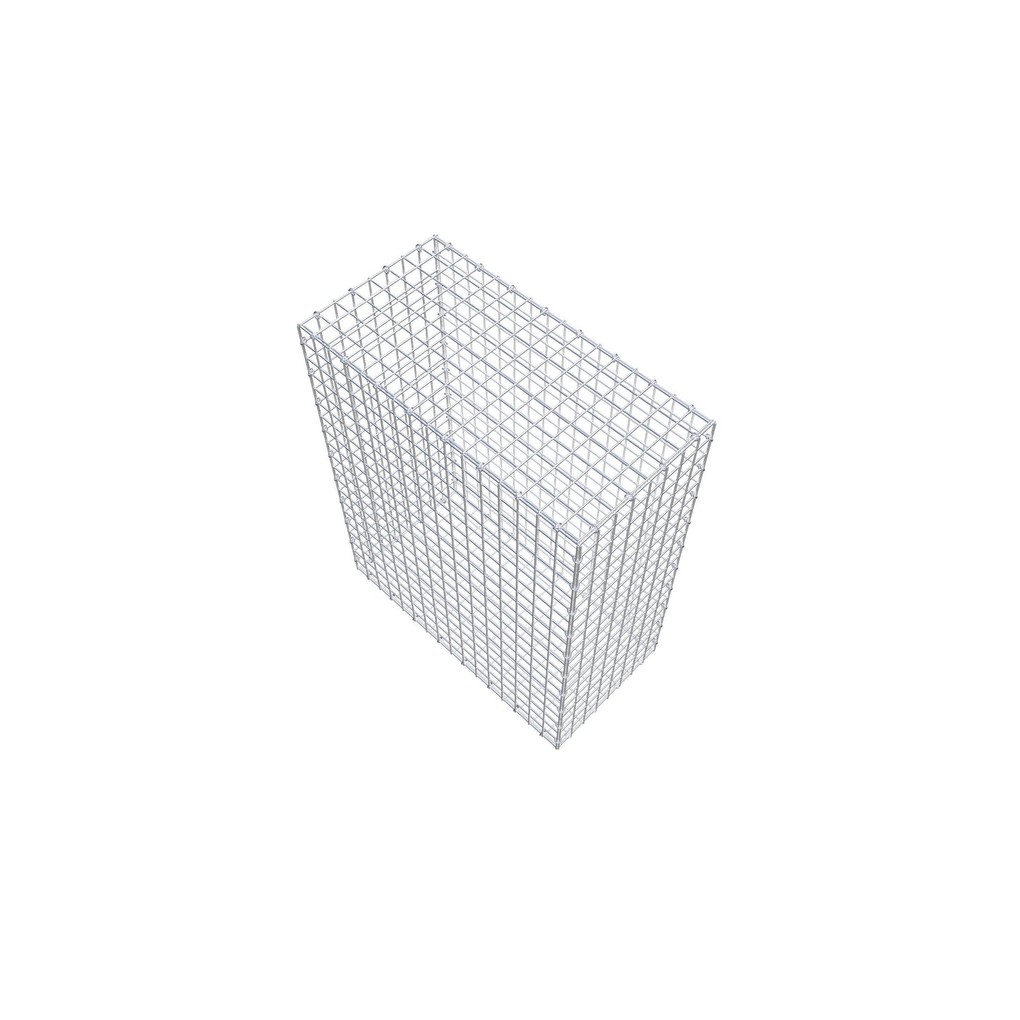 Gabion 100 cm x 80 cm x 40 cm (L x H x P), mailles 5 cm x 5 cm, anneau en C