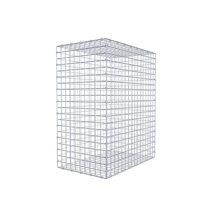 Gabion 100 cm x 80 cm x 50 cm (L x H x D), mesh size 5 cm x 5 cm, C-ring