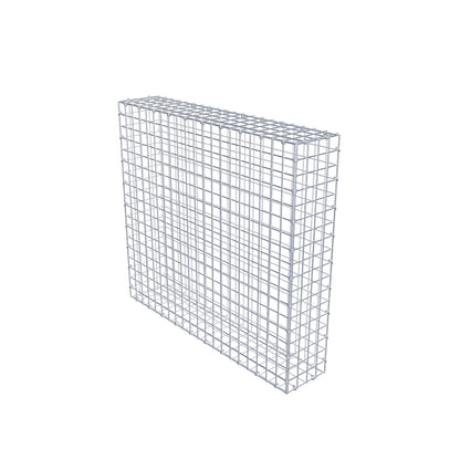 Gabion 100 cm x 90 cm x 20 cm (L x H x D), mesh size 5 cm x 5 cm, C-ring