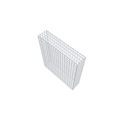 Gabion 100 cm x 90 cm x 20 cm (L x H x D), mesh size 5 cm x 5 cm, C-ring