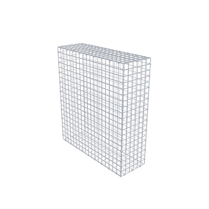 Gabion 100 cm x 90 cm x 30 cm (L x H x P), mailles 5 cm x 5 cm, anneau en C