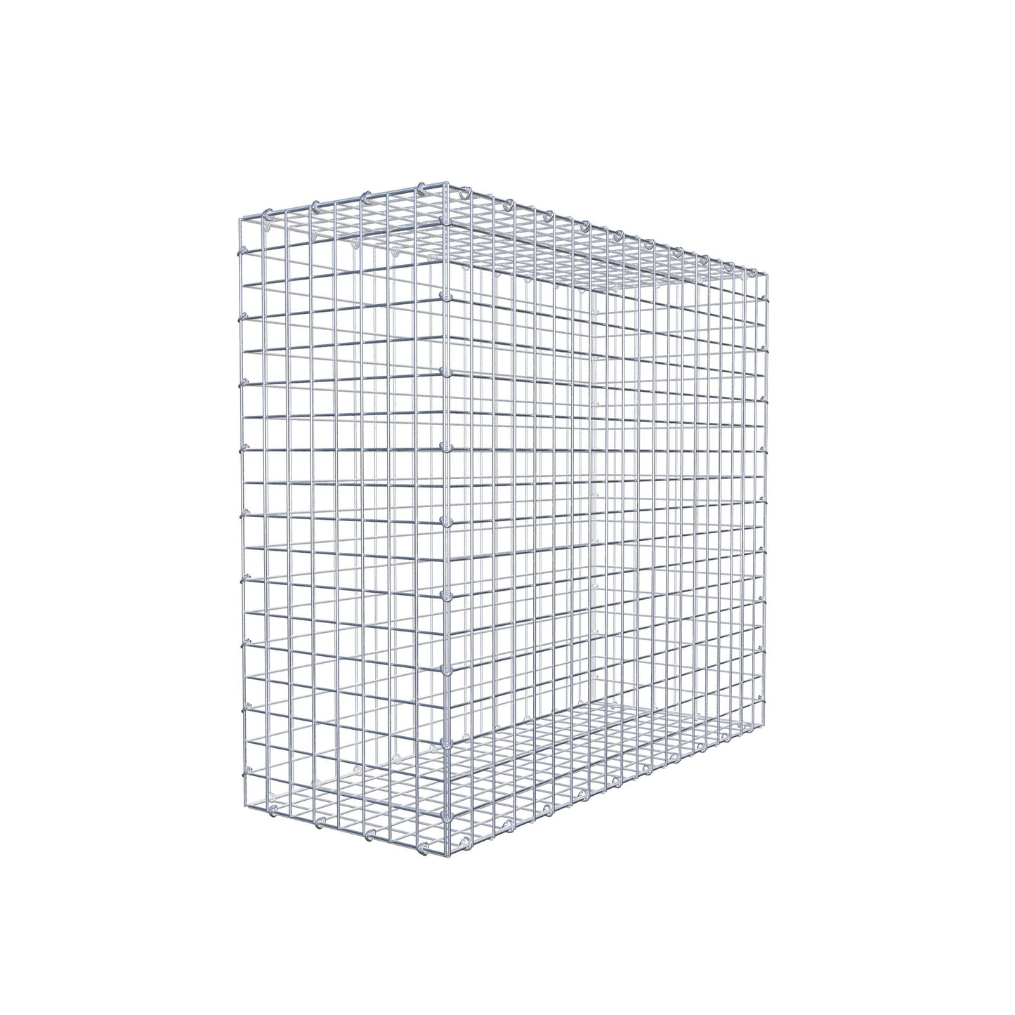 Gabion 100 cm x 90 cm x 40 cm (L x H x P), mailles 5 cm x 5 cm, anneau en C